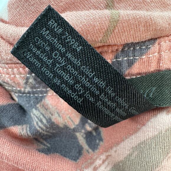 Soma Dress WMNS XL Pink Abstract Spaghetti Strap or Strapless Knee Length - Picture 6 of 6